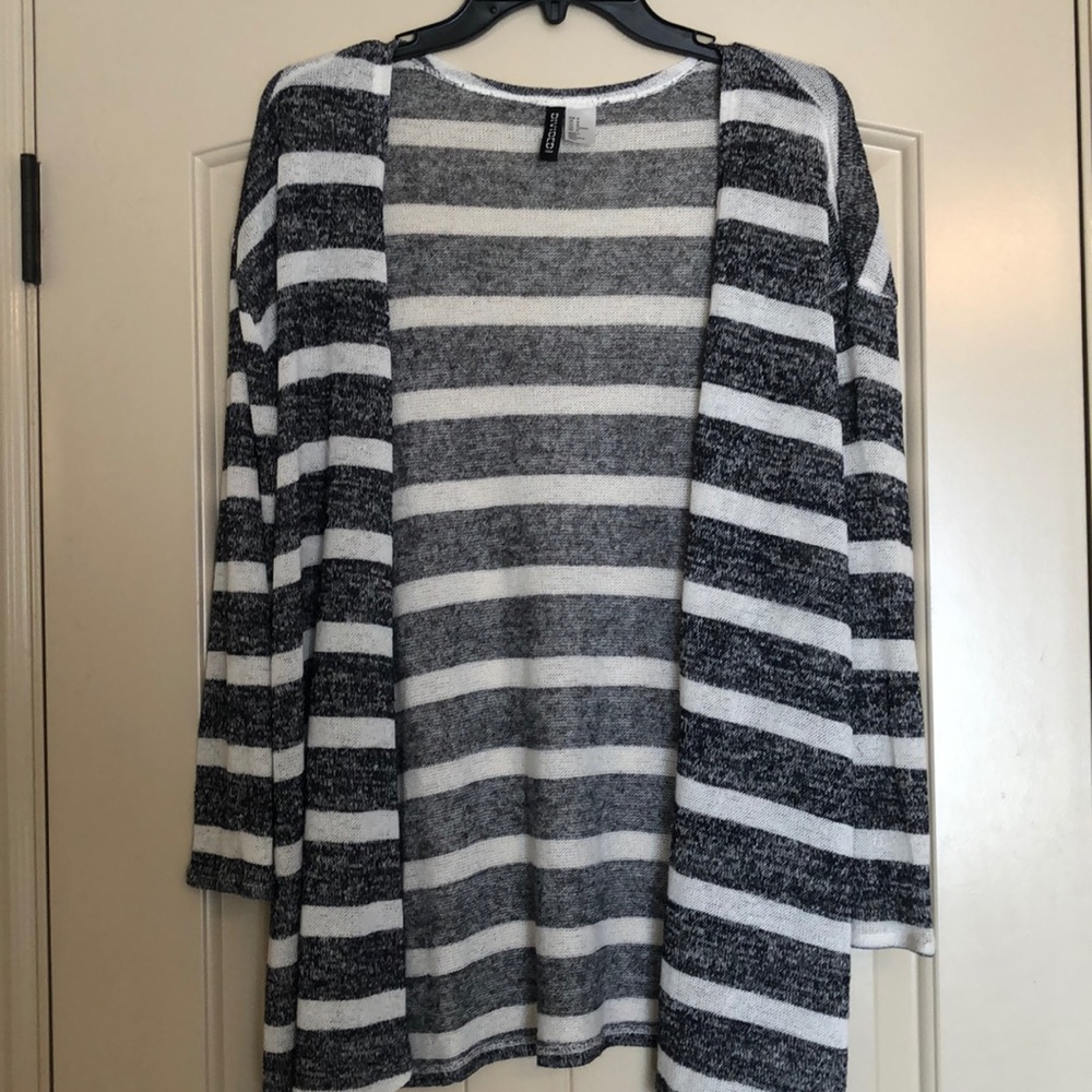Striped cardigan
